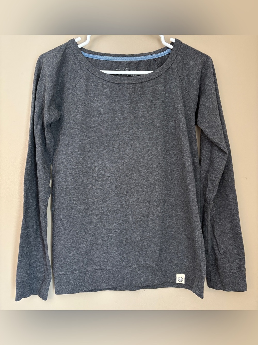 United By Blue Grey Organic Cotton Long Sleeve Shirt XS